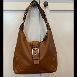 Brown Coach Brown hobo bag